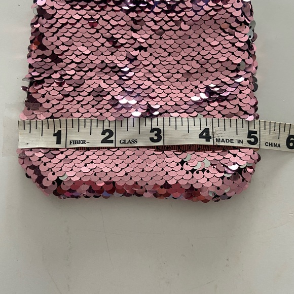 Pink Sequins coin bag new - Picture 3 of 6